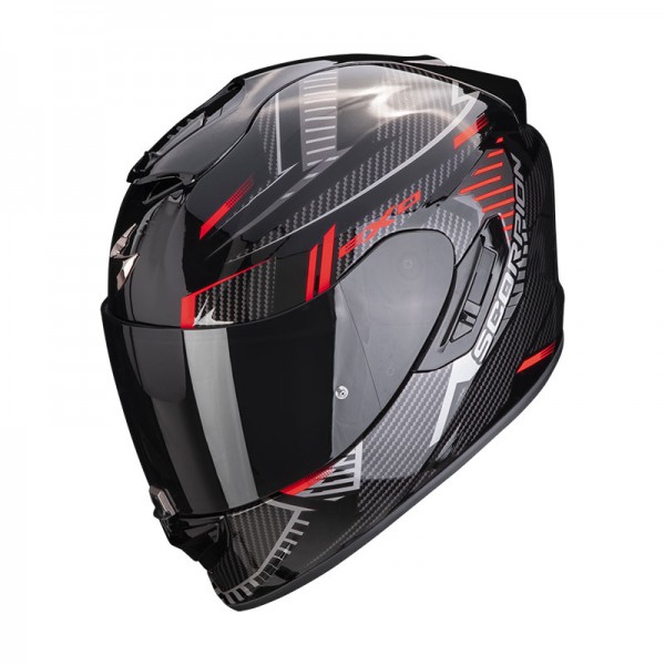 Scorpion Exo 1400 Evo Air Shell Black Red Helmet